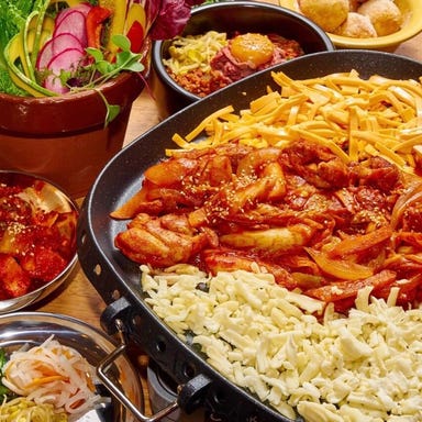韓国料理サムギョプサルとフライドチキン スリスリマスリ 梅田店 メニューの画像