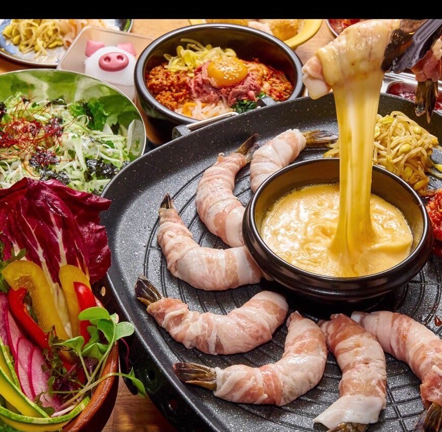 韓国料理サムギョプサルとフライドチキン スリスリマスリ 梅田店