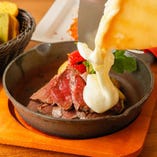 RACLETTE ビーフステーキwithラクレット