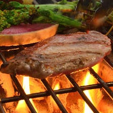 アボカドポークの炭焼ステーキ