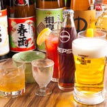 ◆ブレモル＆厳選日本酒・焼酎まで！60種類以上豊富な3時間飲み放題メニュー！！ 生ビールはプレミアムモルツ！さらには、厳選日本酒(八海山・ばくれん・賀儀屋などなど)・焼酎(松露・中々・豊永蔵などなど)まで♪飲み放題は充実の60種、しかもゆっくり3時間でご用意しています。