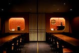 京の茶室を想わせる完全個室！【丸の間】28名様～36名様