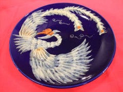 洗練の技が冴える料理。写真は 展示会作品のてっさ「鳳凰引き」