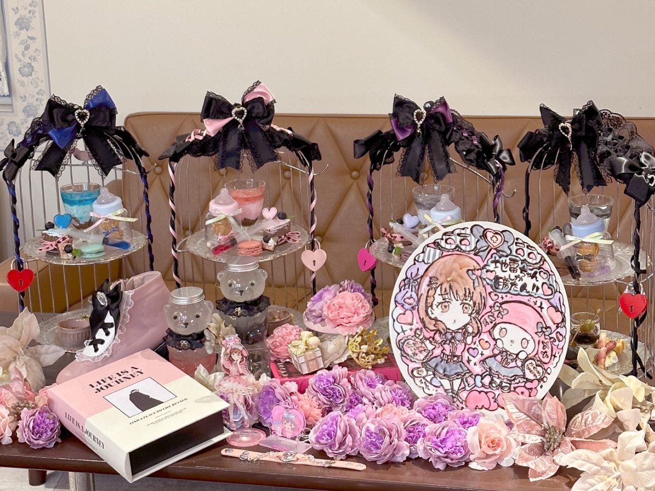 推し色黒夢アフタヌーンティー】全9色以上◎推しと一緒に写真撮影付