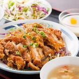 メインの料理はもちろん、長野県産コシヒカリを使ったご飯も美味