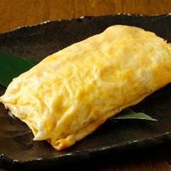 鉄板出し巻き玉子 他では見ない味わえない池袋の風鉄板料理