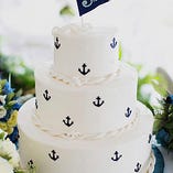 ウェディングケーキのご用意も可能な、人気の結婚式二次会プラン