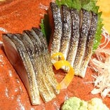 炙り〆鯖の刺身