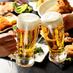 すべてのコースに飲み放題付！お好きなドリンクで乾杯♪