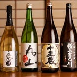 日本酒も豊富に取り揃えております。