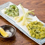 沖縄野菜天ぷら 3種盛り合わせ