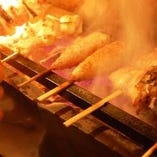 炭火でじっくり焼き上げます！