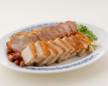 叉焼拼焼肉／チャーシュー＆皮付き豚バラ肉の焼物