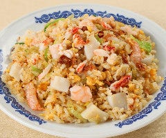 ＜ＸＯ醤海鮮炒飯＞海鮮の自家製ＸＯ醤チャーハン