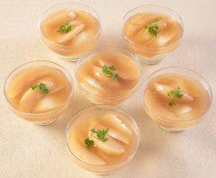 やわらか杏仁豆腐 季節の仕立て