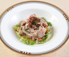 黒毛和牛の湯引き 腐乳ソース
