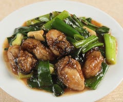 ◆季節限定◆＜姜葱爆生?＞三陸産牡蠣と九条ネギのオイスターソース炒め