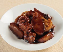 ◆季節限定◆＜番薯黒醋肉＞安納芋入り臨醐山黒酢スブタ