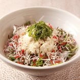 京豆腐と水菜のサラダ