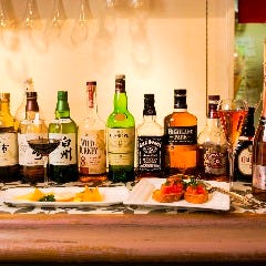 定番のビールやカクテルに人気のウイスキーもお得な価格でご用意