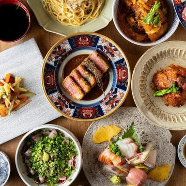 和食 イタリアン わさび_【120分飲み放題付】A5伊万里牛ステーキと名物ゴマカンパチなど特別な宴に最適な逸品『満足7,500円コース』