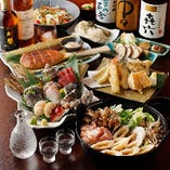 【秋田名物】
日本酒と共に郷土料理を満喫するコース揃いです