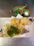 鱈きくの天ぷら