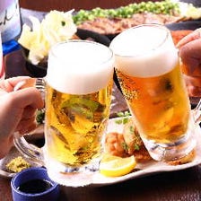 【季節の旬菜】満足コース 全8品 90分飲み放題付き 4,000円→3,500円｜宴会・飲み会