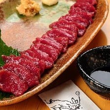 迅雷の隠れた名物「馬刺し」！！