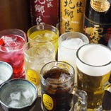 永山本店の飲み放題は種類が豊富♪♪50種類以上のメニューが飲み放題！！
