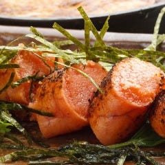 明太子の炙り焼き！焼酎や日本酒のつまみに最高です♪