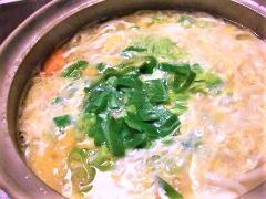 鍋後商品（雑炊ｏｒラーメン）