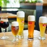 飲み放題にはドイツビール3種も！アップグレードも可能です♪