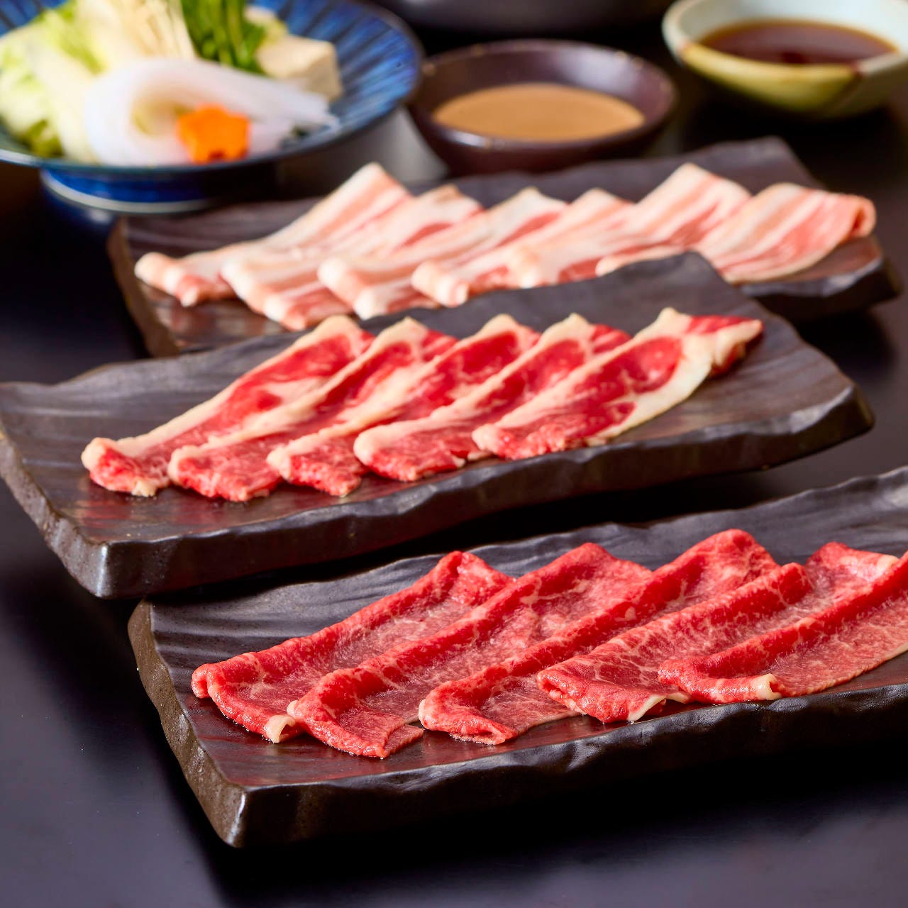 鈴食べ放題 蘭コースはみかわポーク･牛肉･和牛食べ放題!!