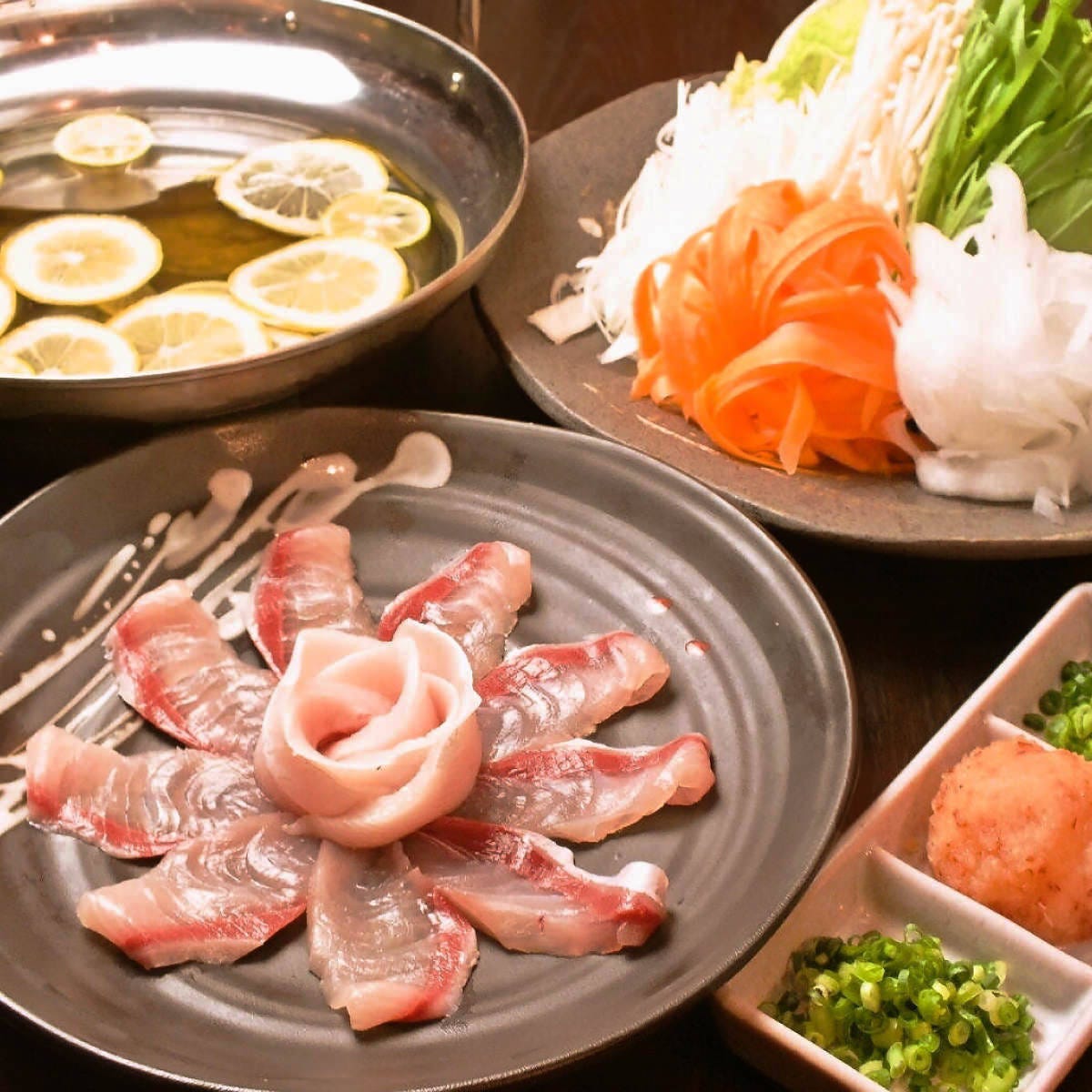 プレミアム 全日３hプレ飲み放題付き 11品 選べるしゃぶしゃぶ 黒毛和牛全てを込めたコース お祝いの詳細 京野菜寿司と完全個室居酒屋 京隠れ 大宮 東口店 大宮 居酒屋 ぐるなび