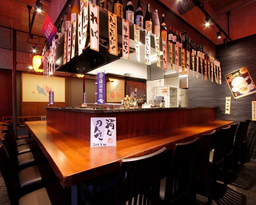 溝口 もつ焼のんき 席 ぐるなび