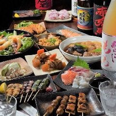 2時間飲み放題付★全8品ももたろうお気軽コース3500円