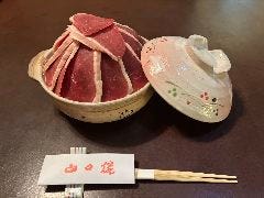 旬処 花亭_冬の新メニュー花亭の鴨白菜鍋。〆はうどんです。
2名様～