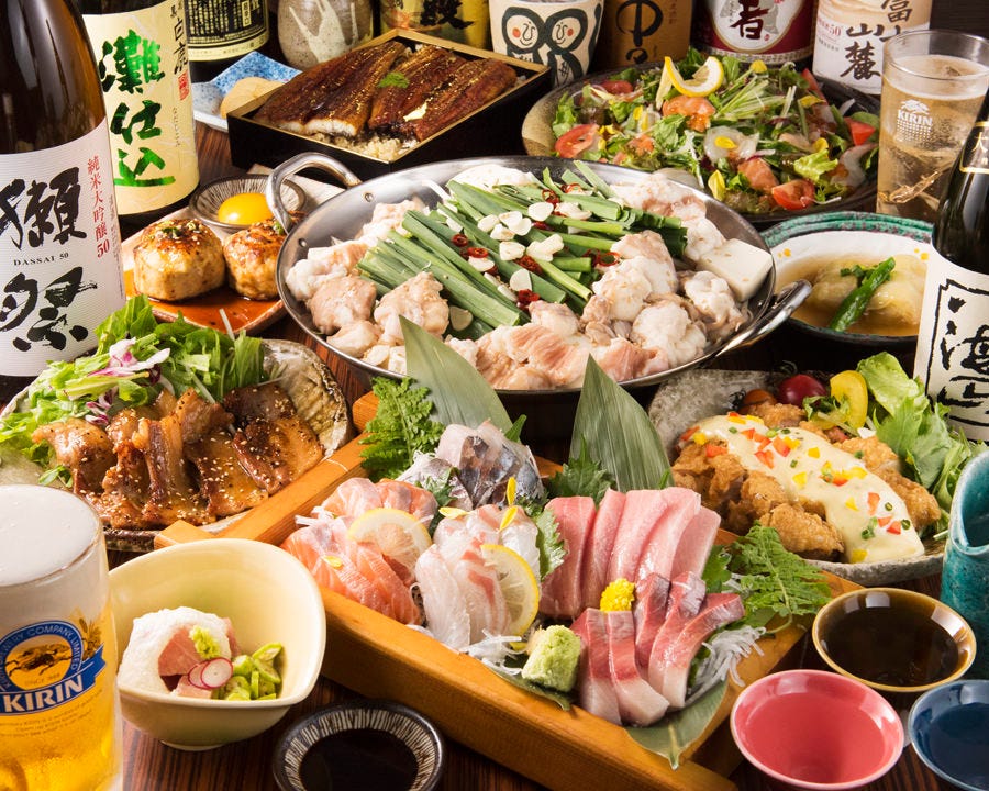 水炊き鍋コース 8品 2時間 土 日3時間 飲み放題付 大山鶏鍋 刺身盛り 飲み会 個室 貸切 の詳細 全席個室 裏の庭 有楽町店 有楽町 日比谷 居酒屋 ぐるなび