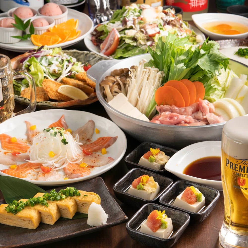 宴会 2時間飲み放題付 全6品 鷗 Kamome コース 2980円 税抜 飲み会 宴会 接待の詳細 完全個室居酒屋 裏の庭 有楽町店 有楽町 日比谷 居酒屋 ぐるなび