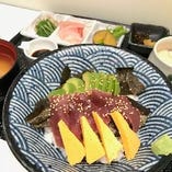 マグロアボカド丼御膳