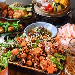 【春宴会】もち豚と春野菜せいろ蒸し&times;名物唐揚げ【恵コース】2500円