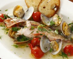 イタリア風煮魚　アクアパッツァ