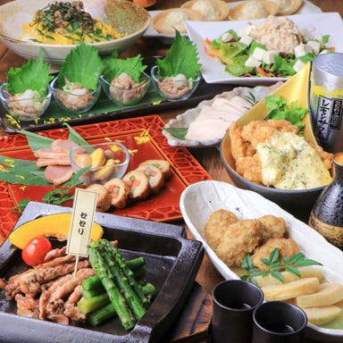 個室 居酒屋 炭火焼き鳥と地鶏 鶏っく新大阪店_満足度良し【春満足コース】若鶏せせり炭焼き×天麩羅<8品>2時間飲み放題4500⇒4000円/送別会