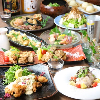 個室 居酒屋 炭火焼き鳥と地鶏 鶏っく新大阪店_人気No,1【春鶏っくコース】鴨ロース×つくね×チキン南蛮<9品>生ビール付/2H飲放題5500⇒5000円