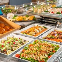 ビュッフェの内容は季節ごとに変わるので旬のお料理を楽しめます