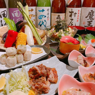 酒と肴 炭猿 上野_【炭猿コース】当店自慢!上州もち豚や季節野菜の炭火焼が楽しめる♪