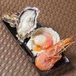 人気海鮮盛合 牡蠣2,海老,ホタテ