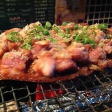 親鶏の「朴葉みそ焼き」