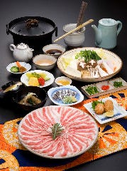 黒豚しゃぶしゃぶ さつま料理コース